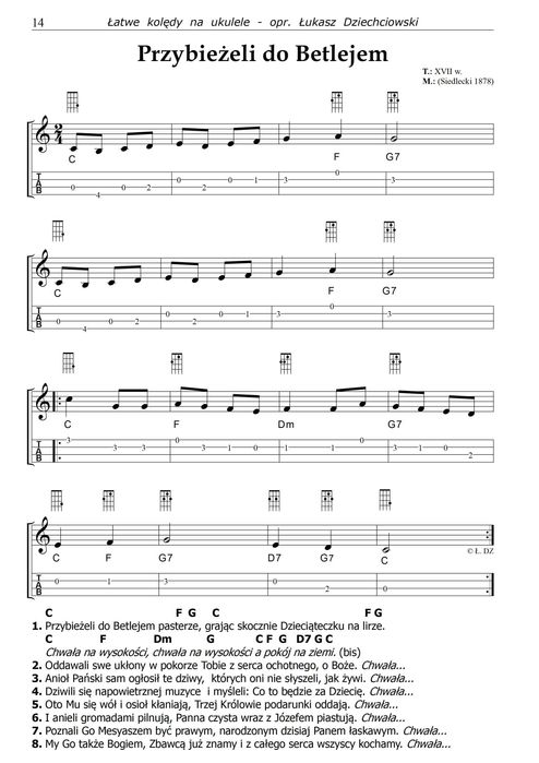 Nuty na ukulele kolędy (25) i znane piosenki (31)zestaw 2 książek nowe