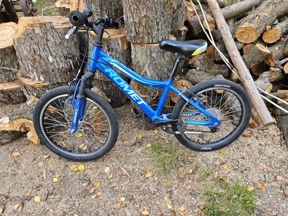 Rower romet niebieski