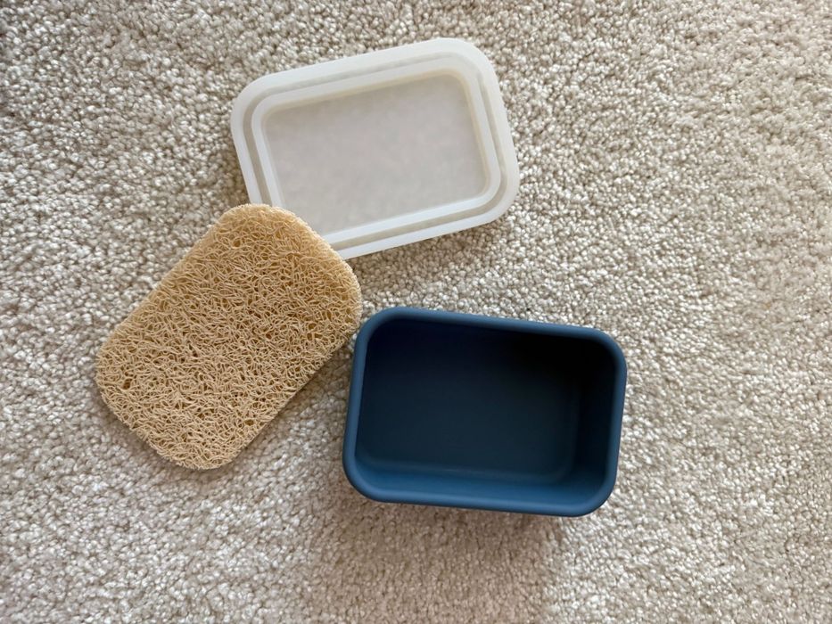 Wodoodporna silikonowa mydelniczka