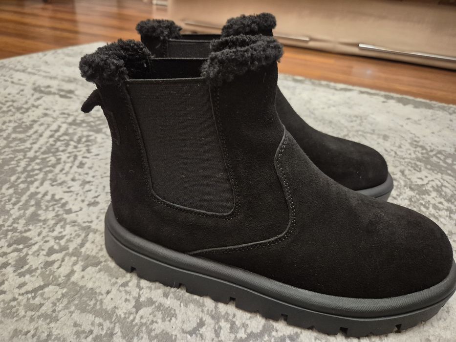Зимові ботінки замш  Нові Анатомічний носок 38,39 р. Повномірні! Якіст