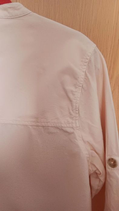 Túnica salmão com gola redonda