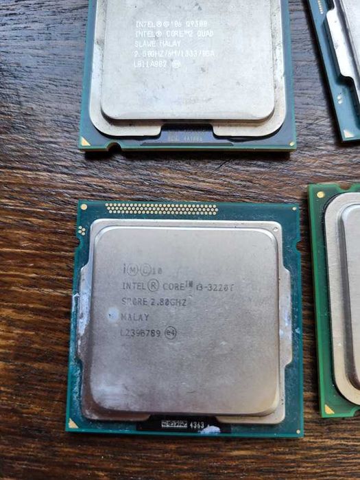 varios cpus intel