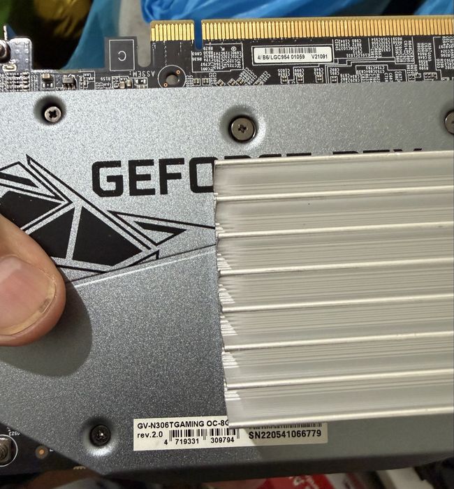Gigabyte 3060 Ti Gaming OC - 8GB