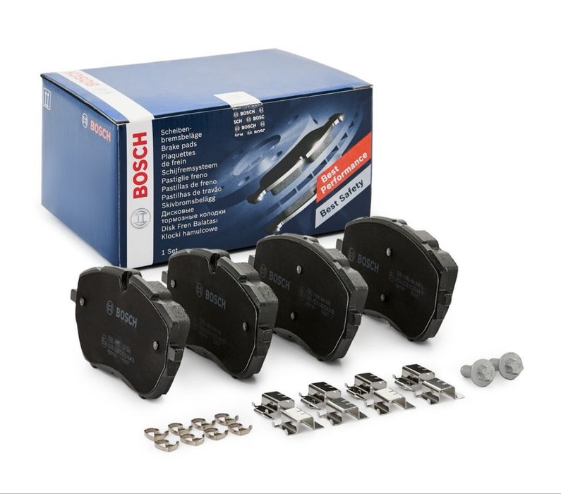 BOSCH Pastilhas de travão Eixo dianteiro | com chapa anti-ruído | Espessura: 18,1mm | Altura: 72,6mm | Largura: 148,1mm