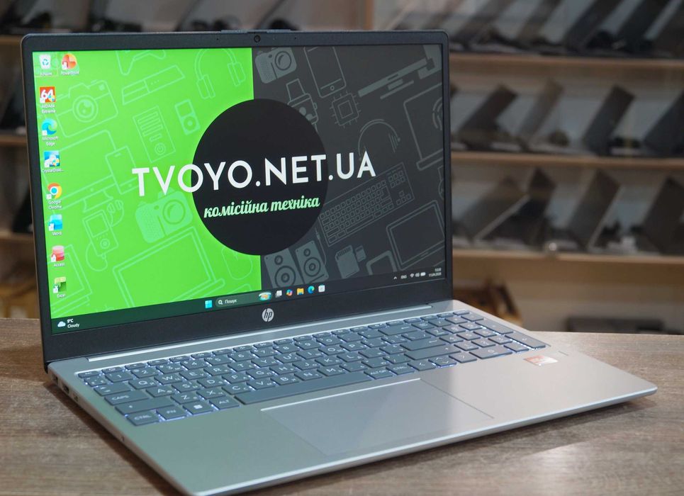 ГАРАНТІЯ HP (FullHD IPS/AMD Ryzen 5 7520U/RAM 16ГБ DDR5/SSD 512ГБ)TVOYO