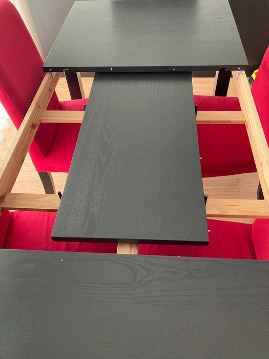 Mesa  - IKEA Bjursta 180 - extensivel 220 + 4 cadeiras IKEA  bergmund