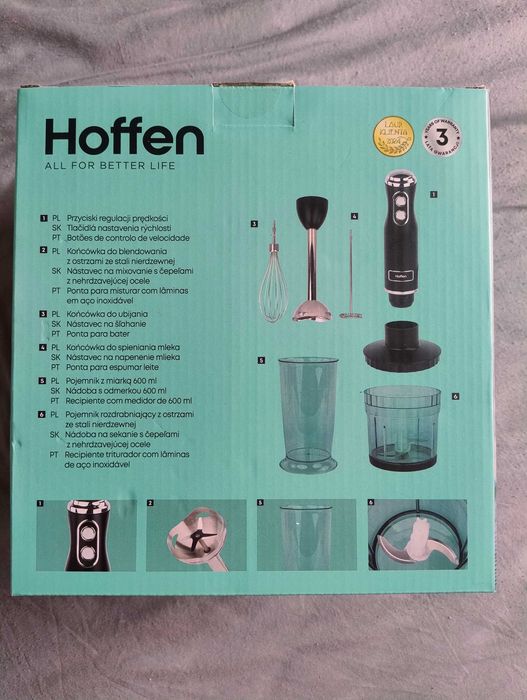 Nowy blender 4w1.  Hoffen