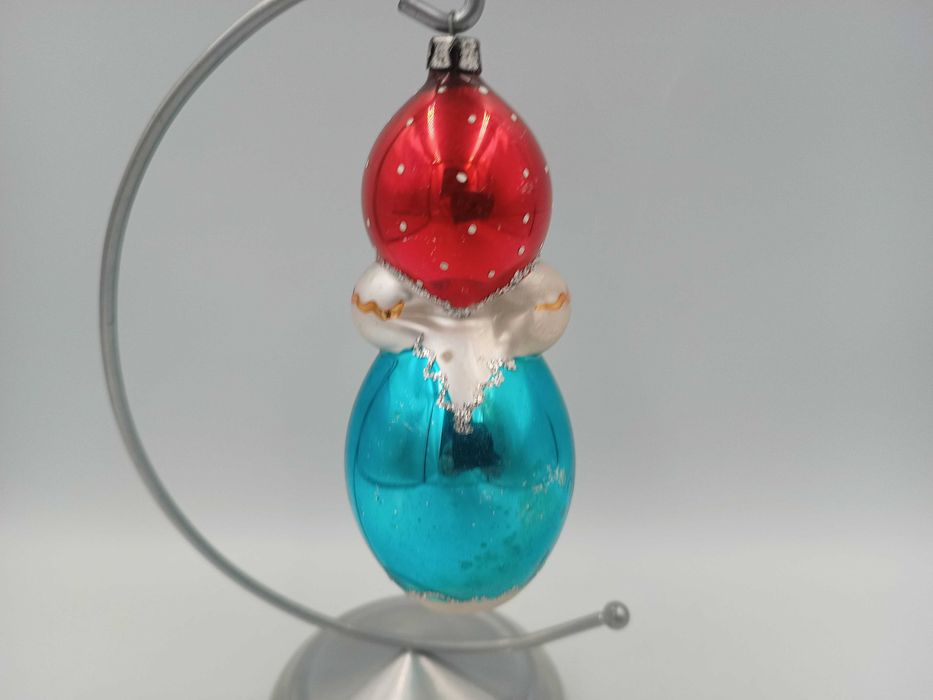 Stara bombka z PRL babuszka laleczka lala stare bombki na choinkę