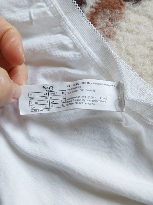 Majtki damskie białe bawełna  Nowy