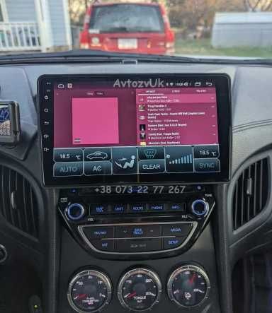 Магнитола VELOSTER Hyundai SPORT GENESIS COUPE GPS CarPlay Android 16