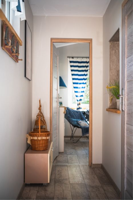 Domek widok na jezioro , Warmia i Mazury prywatny pomost rower wodny