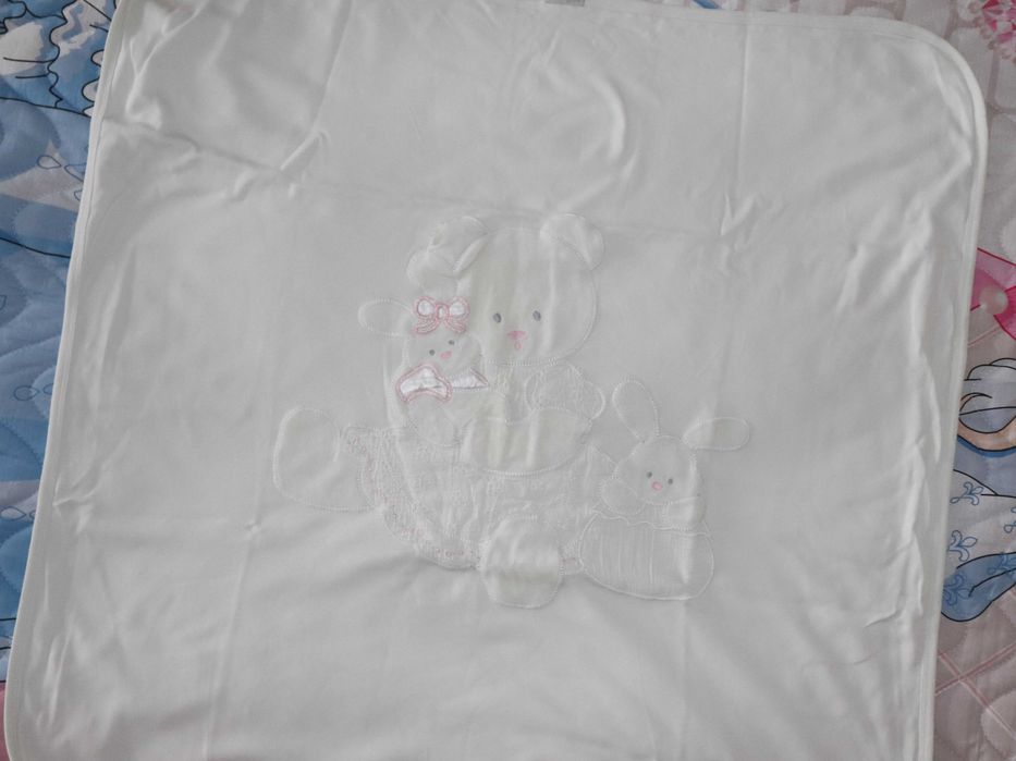 Легкое детское одеяло покрывало на лето  Aziz Bebe (Турция) 100% хб