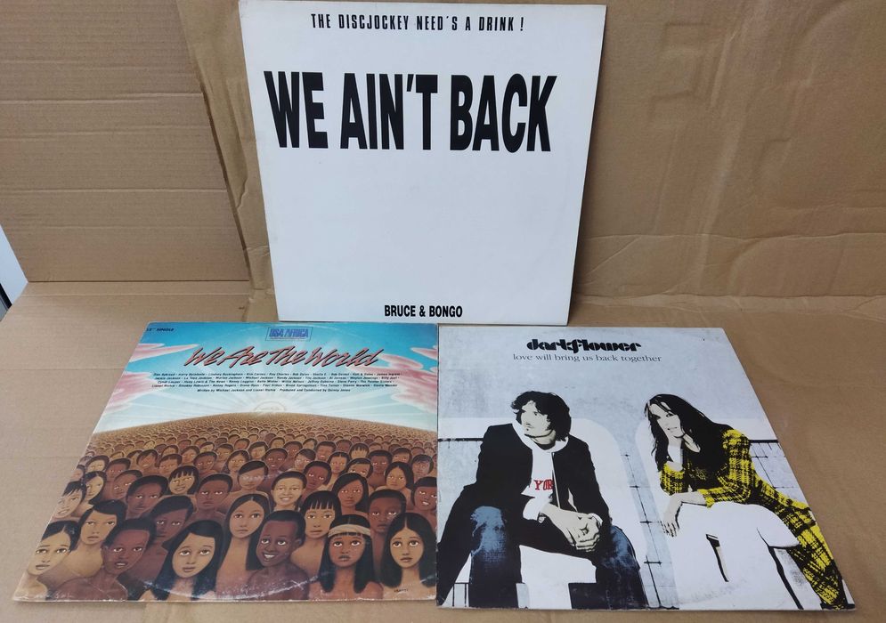 Vinil. Lote 48 Maxis Eletrônica, Techno, House, Italo disco.