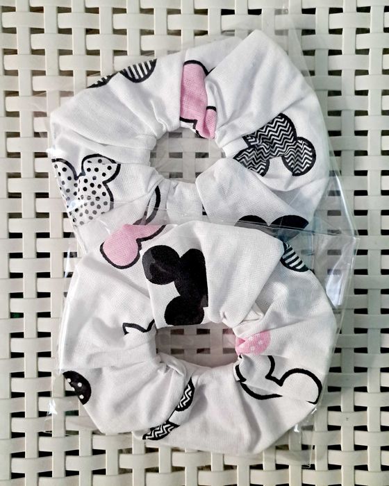 Gumka scrunchie bawełniana