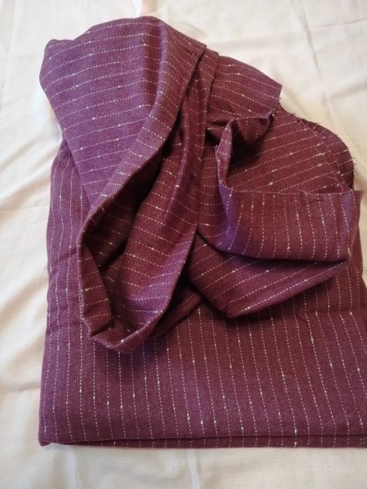 Отрезок ткани Драп цвет бордо с малиной Размер 1,58 * 3,40 м.