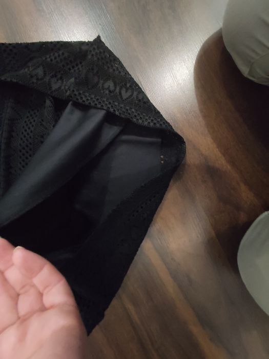 Czarna koronkowa sukienka rozmiar Xl