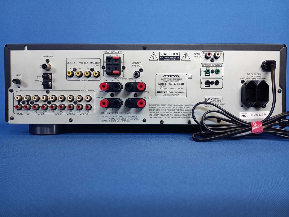 Onkyo TX-7840 Receiver (2 × 80 W)64586280356227123