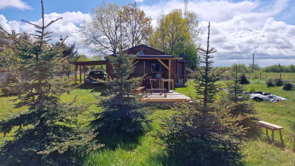 Działka siedliskowa 3010 m² z domkiem 35 m² – Gleźnowo / blisko jeziora i morza! Bez pośredników!