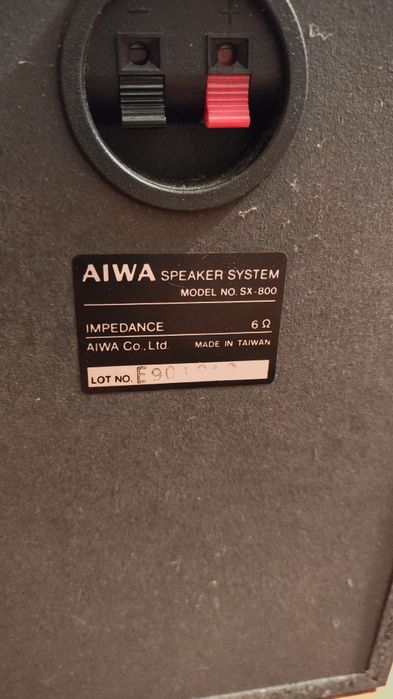 Colunas Aiwa 60w 6 ohm