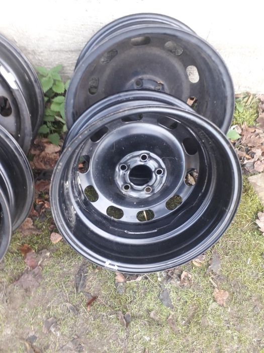 Felgi stalowe 15 5x100 Volksfagen Golf IV Audi Skoda Seat et38 4sztuki