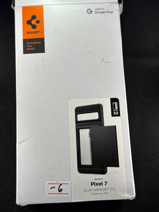 Протиударний чохол Spigen Slim Armor Google Pixel 7 Black  ACS04704