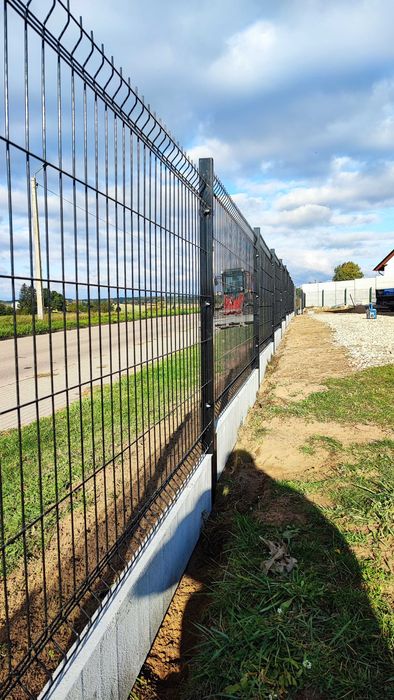 PRODUCENT Ogrodzenie panelowe 3D 2D, Panel, Podmurówka