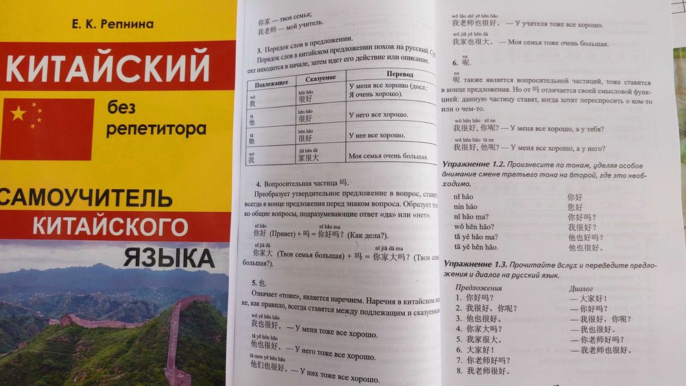 Китайский без репетитора Самоучитель китайского  языка с нуля Репнина