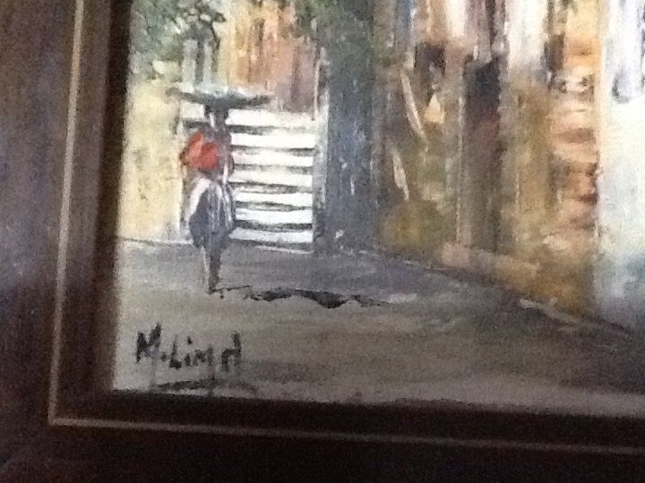 Pintura a óleo do Mestre Manuel Lima