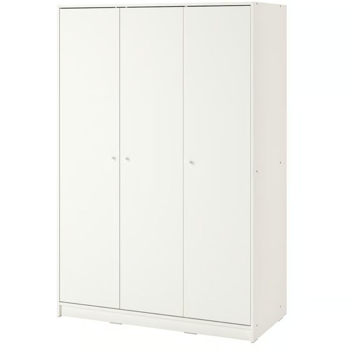 KLEPPSTAD
Roupeiro c/3 portas, branco, 117x55x176 cm