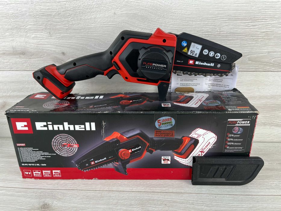 Акумуляторна ланцюгова мініпила Einhell GE-PS 18/15 Li BL-Solo