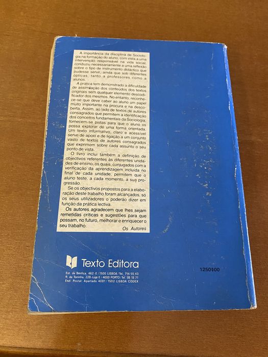 Livro Sociologia