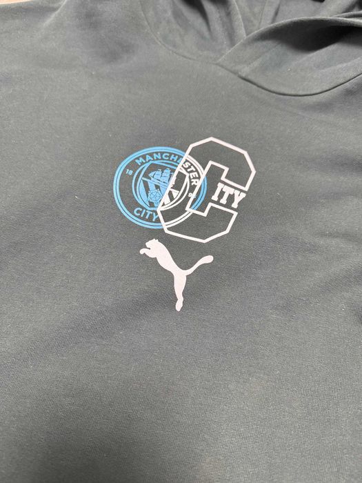 Худі Puma x Manchester City S / 44 темно-зелене