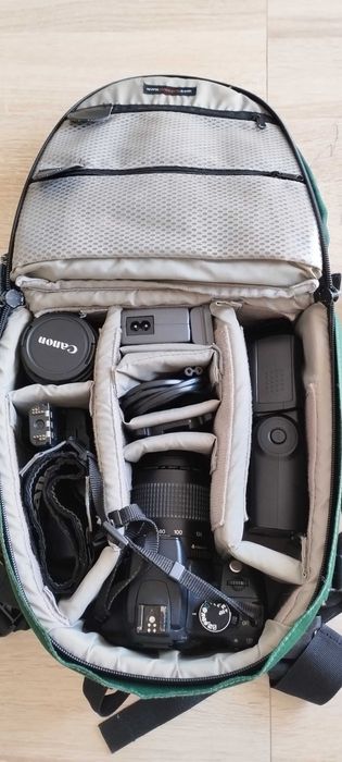 Kit Fotografia Canon EOS 350D + 2 Objetivas + Flash 580EX