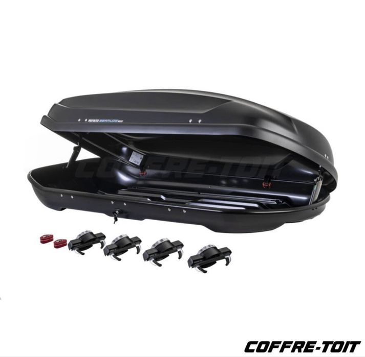 Mala de tejadilho Norauto Bermude 300 – 385L + BARRAS INCLUÍDAS