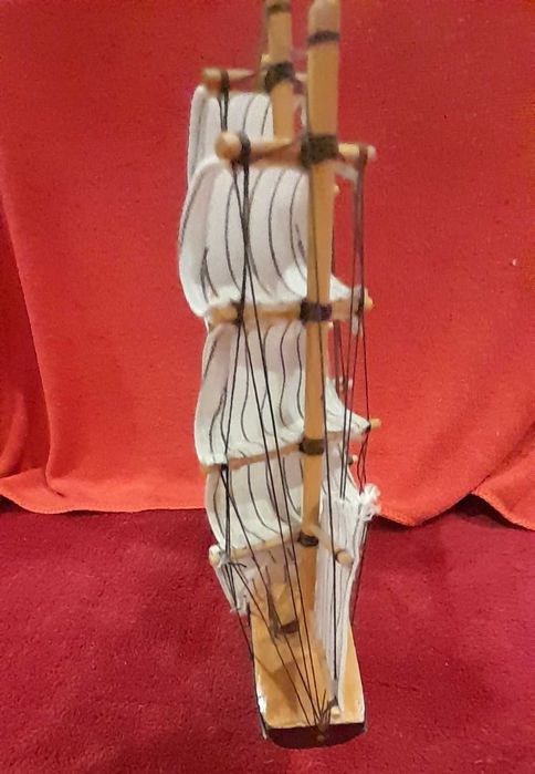 Model żaglowca drewno materiał statek dekoracyjny Nardowe Muzeum Morsk