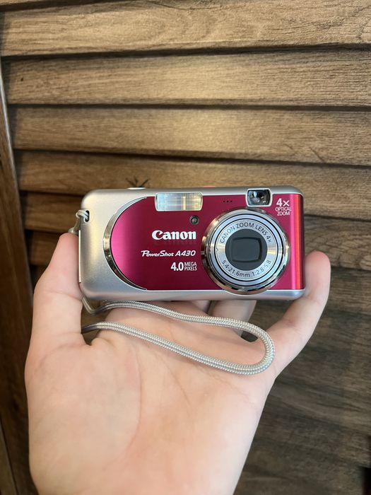 Колекційний цифровий фотоапарат Canon PowerShot A430 Pink (Новий, Full Box)