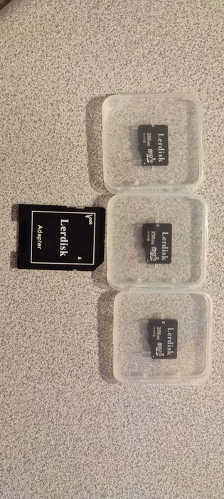 3× Karta Pamięci Micro-SD z Adapterem CISCO SD-IE- 256MB