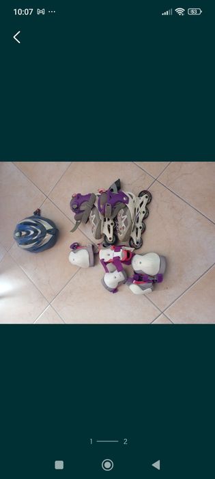 Kit patins em linha n 31