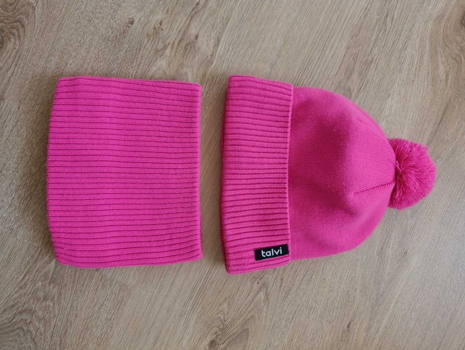 Набір шапка та шарф-хомут Talvi для дівчаток 54-56р