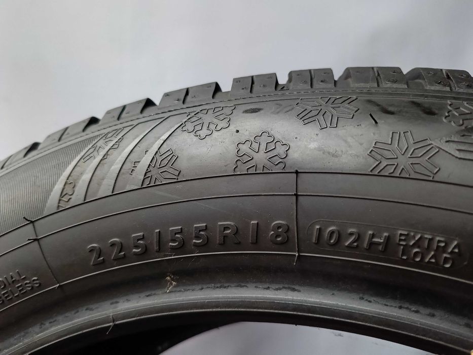 2X 225/55R18 102H Dunlop Winter Sport 4D 198A.