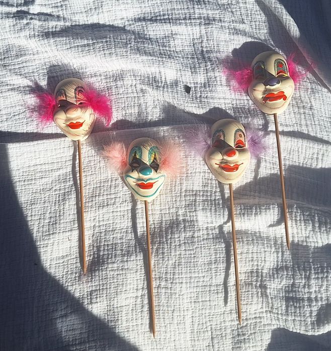 4 Palhaços Decorativos