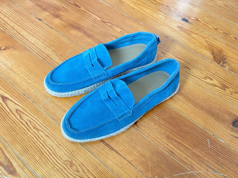 Mocassim pele casual Zara como novo