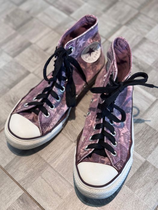 Trampki wysokie CONVERSE 39,5 25cm Chuck Taylor All Star fioletowe