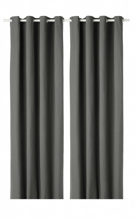 НОВЫЕ Шторы IKEA MARETE 15505 темно зелёного цвета
