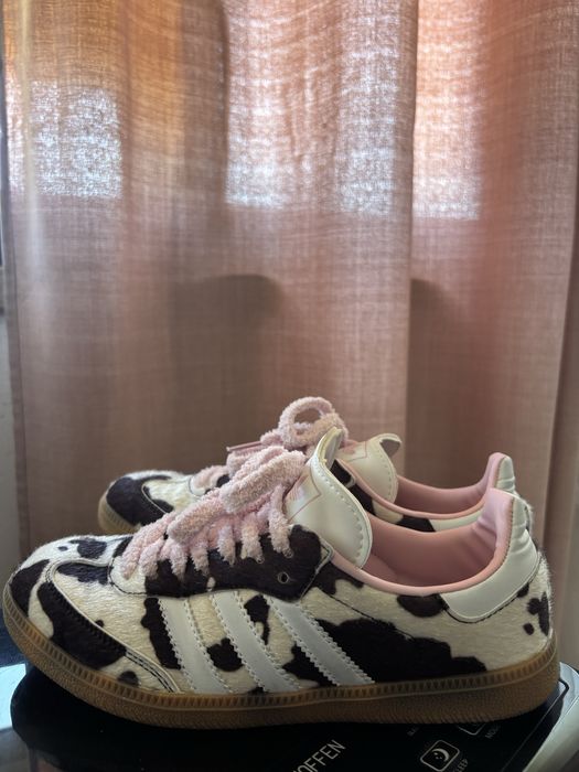 Adidas cow print