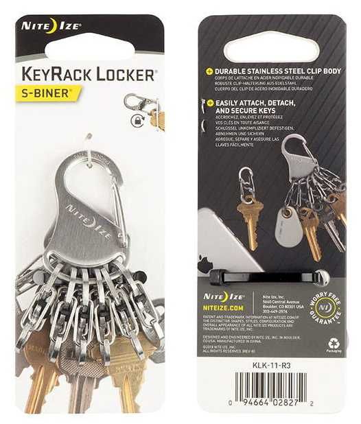 Brelok Organizer do kluczy Nite Ize KeyRack Locker + 6 karabińczyków