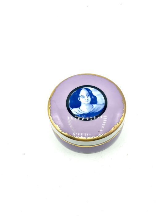 Caixa porcelana vista alegre violeta Portraits Damas