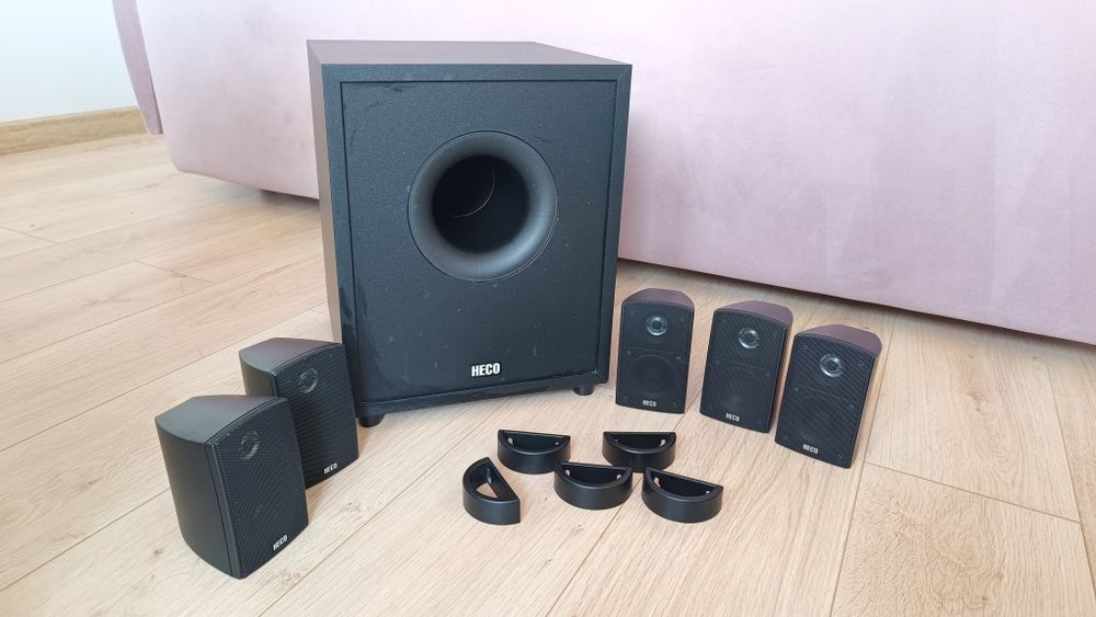 Głosniki HECO 5.1 pasywny subwoofer