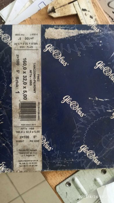 frez piłkowy  globus HSS nowy 160 x 32x 5