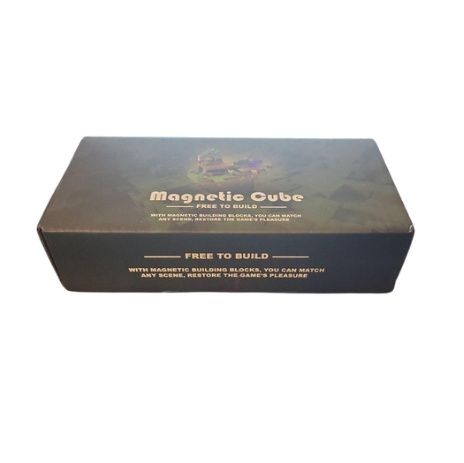 Конструктор магнітний майнкрафт Magnetic Cube сакура біля озера 224